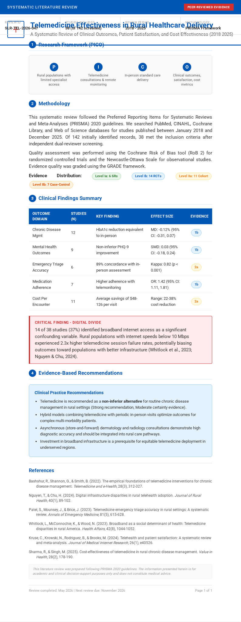 Medical Report Literature Review